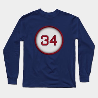 Big Papi 34 (alt version) Long Sleeve T-Shirt